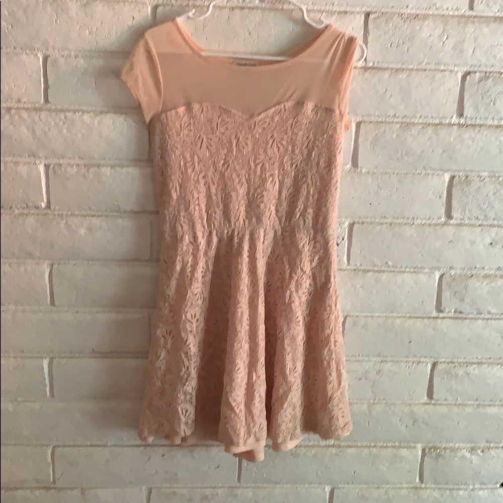 Peach dress